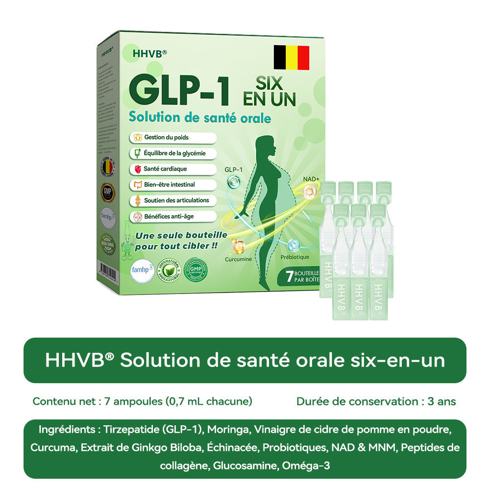 Magasin officiel | 𝑯𝑯𝑽𝑩®🎁𝑮𝑳𝑷-1 SIX EN-UN Solution de santé orale (Juste une dose par jour, changements visibles en 7 jours) ✅ Pour l'obésité, la santé cardiovasculaire, le diabète, l'apnée du sommeil, les problèmes articulaires et plus encore.
