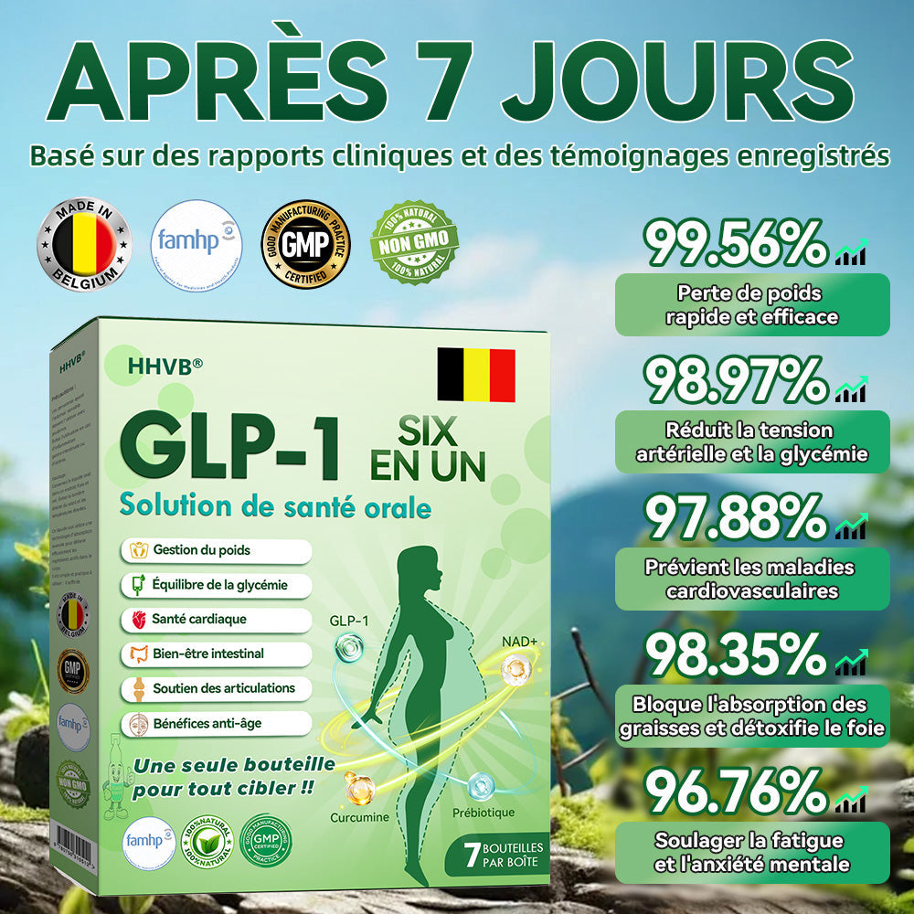 Magasin officiel | 𝑯𝑯𝑽𝑩®🎁𝑮𝑳𝑷-1 SIX EN-UN Solution de santé orale (Juste une dose par jour, changements visibles en 7 jours) ✅ Pour l'obésité, la santé cardiovasculaire, le diabète, l'apnée du sommeil, les problèmes articulaires et plus encore.